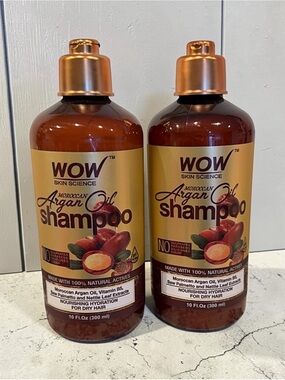 WOW Moroccan Argan Oil Shampoo - Set of 2